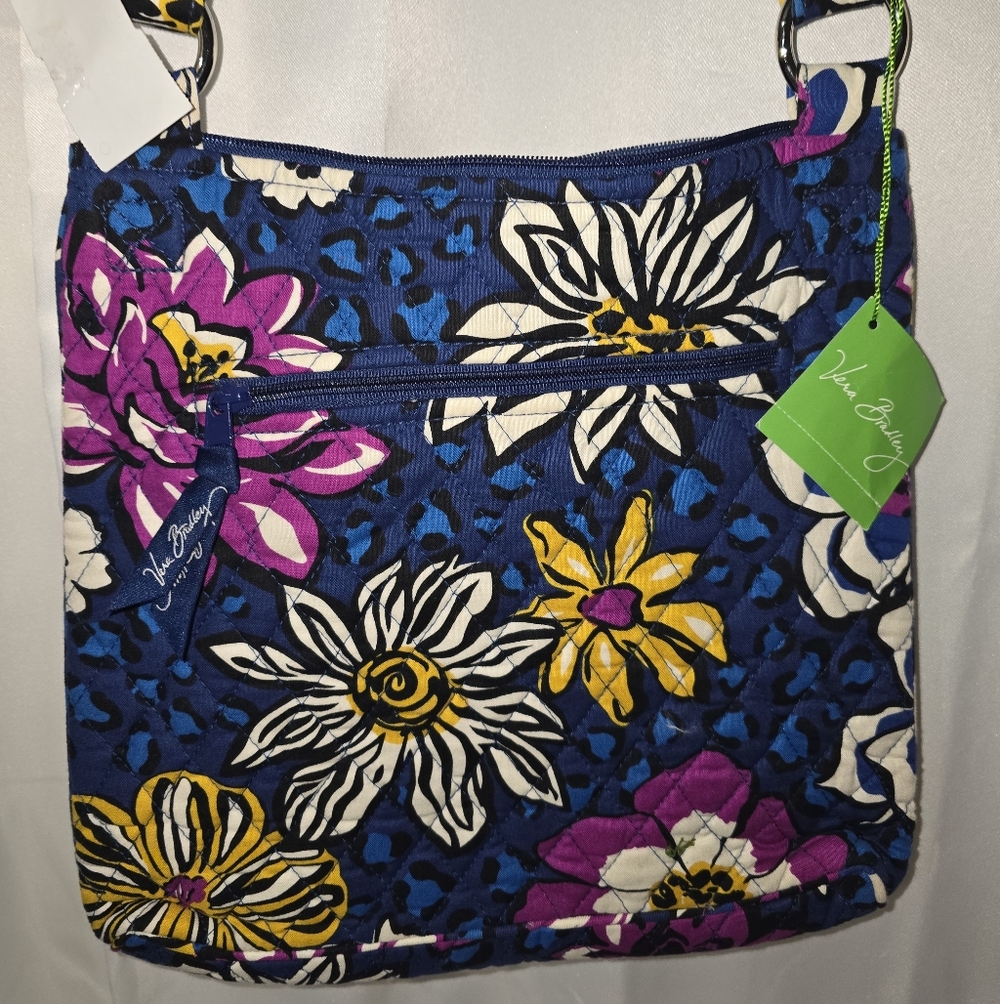 NWOT Vera Bradley Blue Floral Women's CROSSBODY Bag